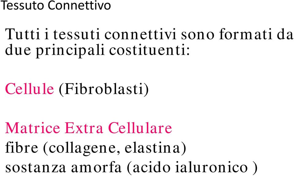 Cellule (Fibroblasti) Matrice Extra Cellulare