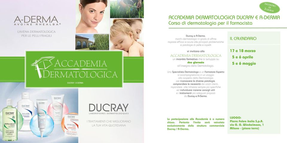 Uno Specialista Dermatologo e un Formatore Esperto vi accompagneranno in un viaggio alla scoperta della Dermatologia per riconoscere le diverse patologie, comprendere le necessità dei vostri clienti,