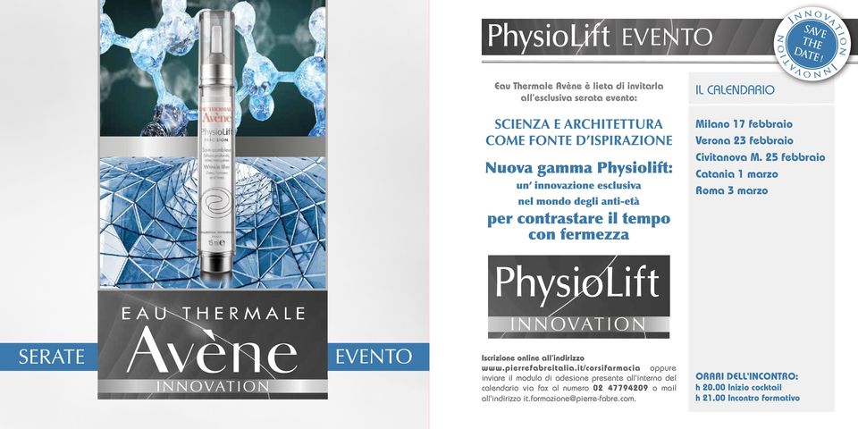 25 febbraio Catania 1 marzo Fax Roma 3 marzo INNOVATION INNOVATION Scienza e architettura come fonte di ispirazione Scienza e architettura come fonte di ispirazione FOCUS ON che partecipa all evento