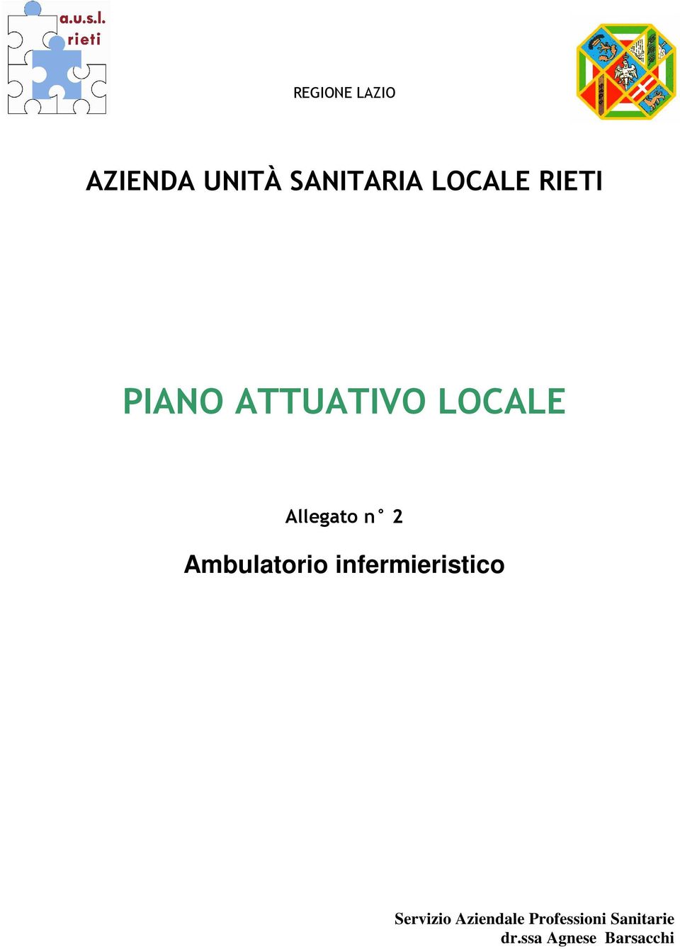 Ambulatorio infermieristico Servizio