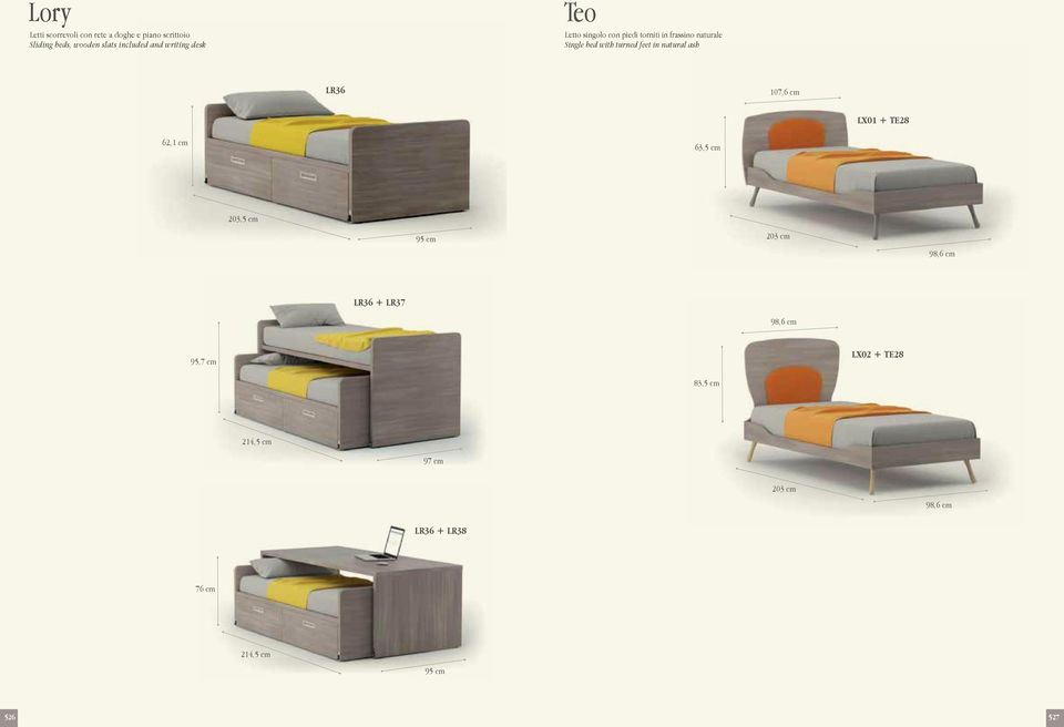 in natural ash LR36 107,6 cm LX01 + TE28 62,1 cm 63,5 cm 203,5 cm 95 cm 203 cm 98,6 cm LR36 + LR37