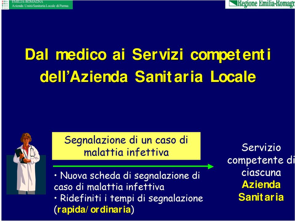 segnalazione di caso di malattia infettiva Ridefiniti i tempi di