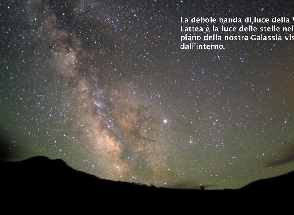 delle stelle nel piano