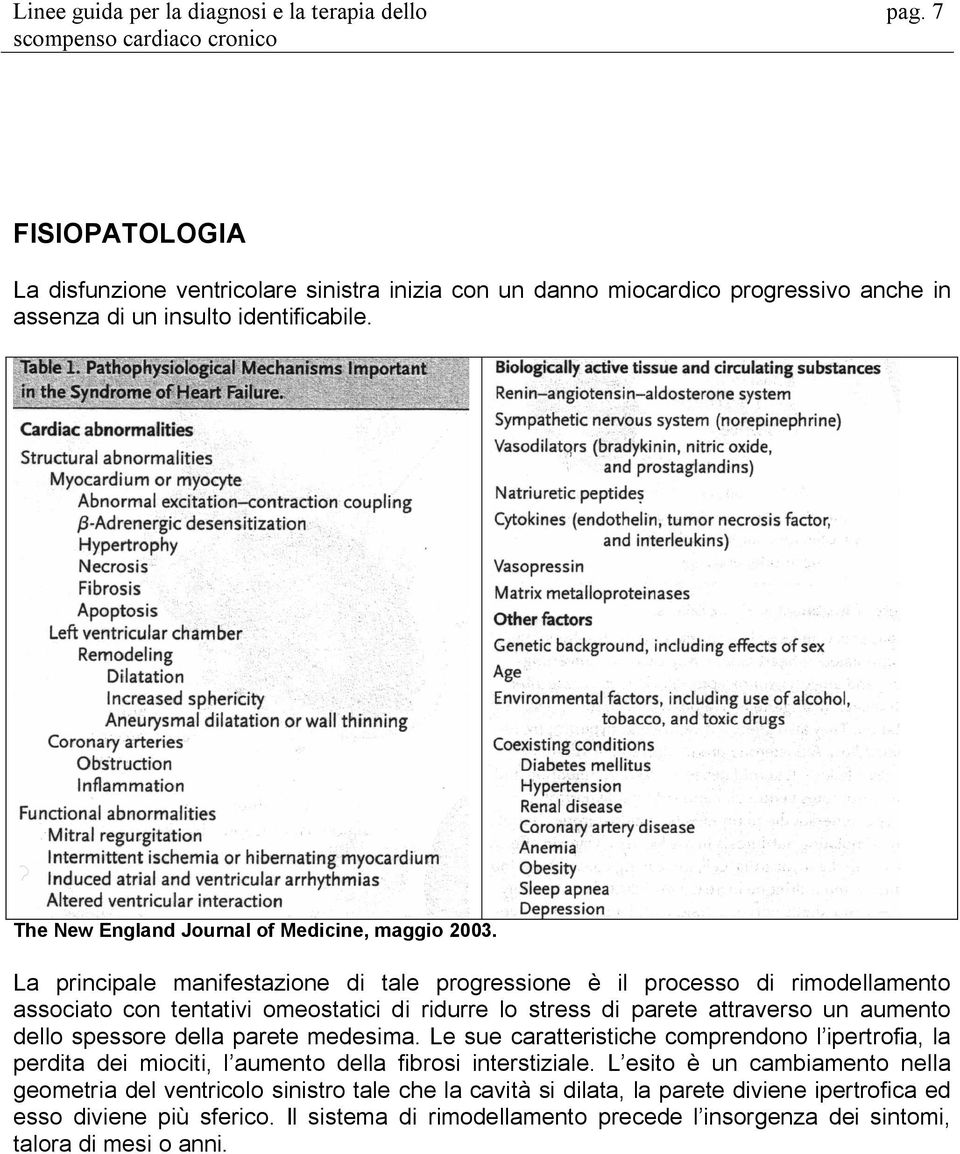 La principale manifestazione di tale progressione è il processo di rimodellamento associato con tentativi omeostatici di ridurre lo stress di parete attraverso un aumento dello spessore