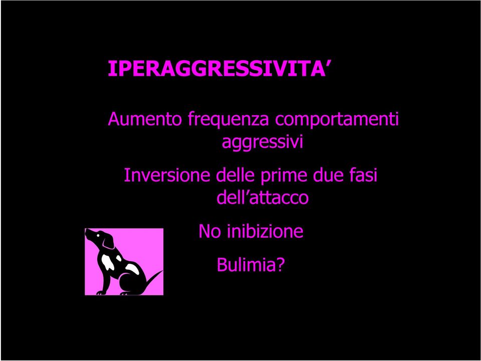 aggressivi Inversione delle