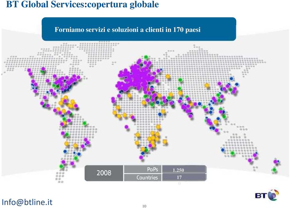 globale Forniamo servizi
