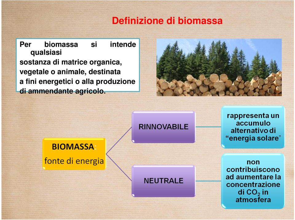 destinata a fini energetici o alla