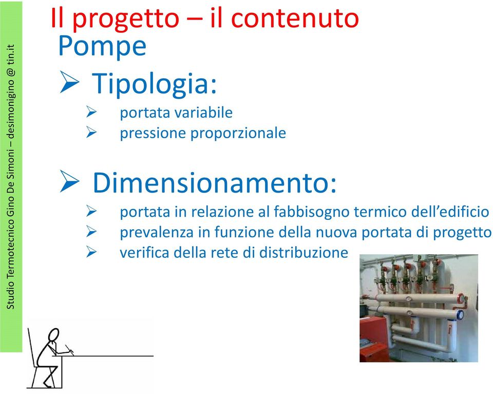 al fabbisogno termico dell edificio prevalenza in funzione