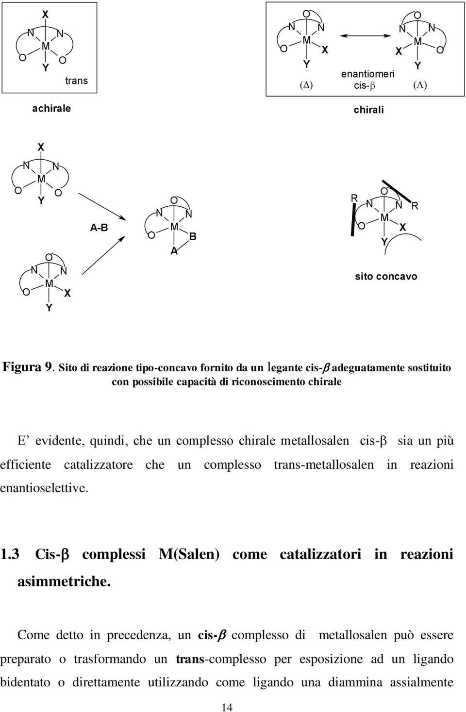 metallosalen cis- sia un più efficiente catalizzatore che un complesso trans-metallosalen in reazioni enantioselettive. 1.