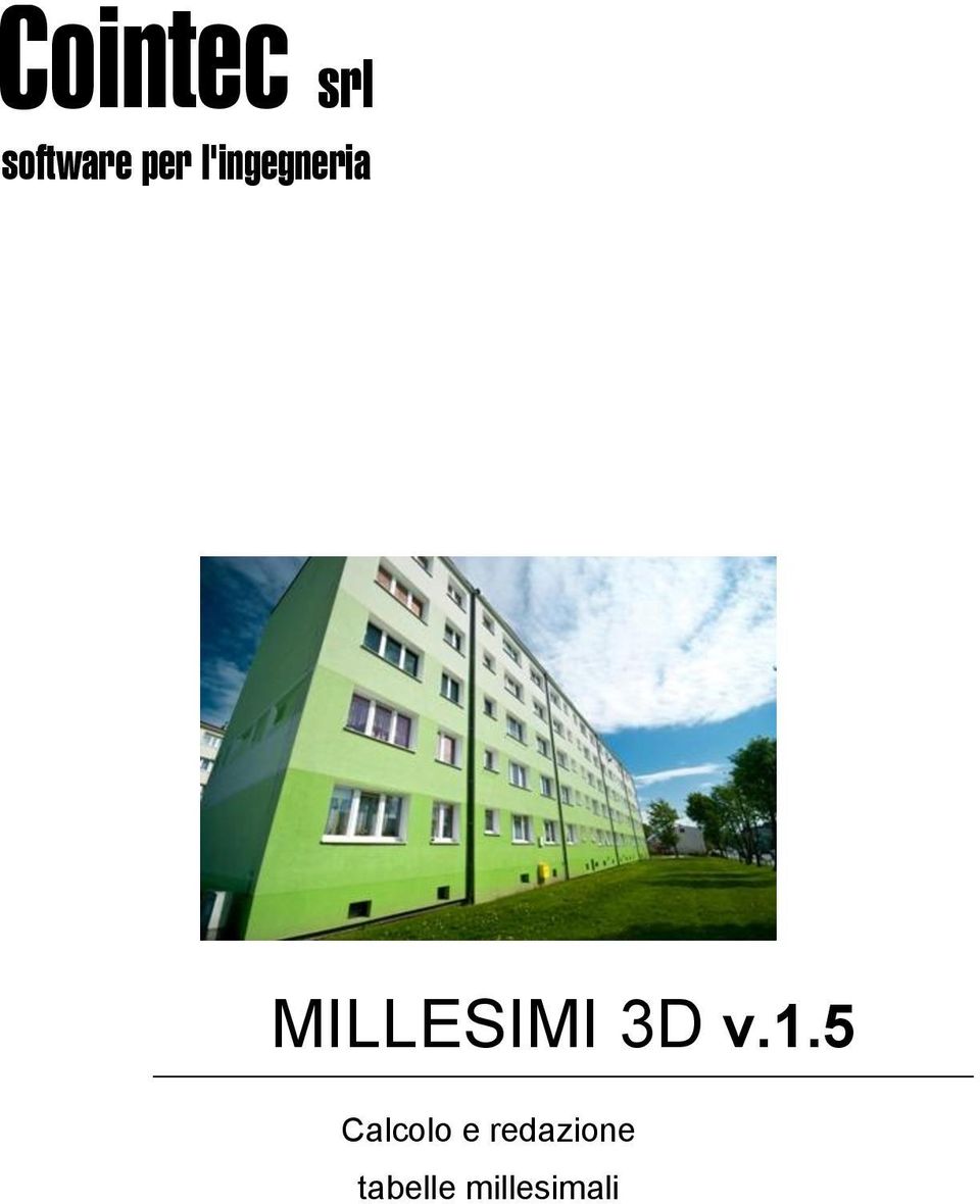 MILLESIMI 3D v.1.