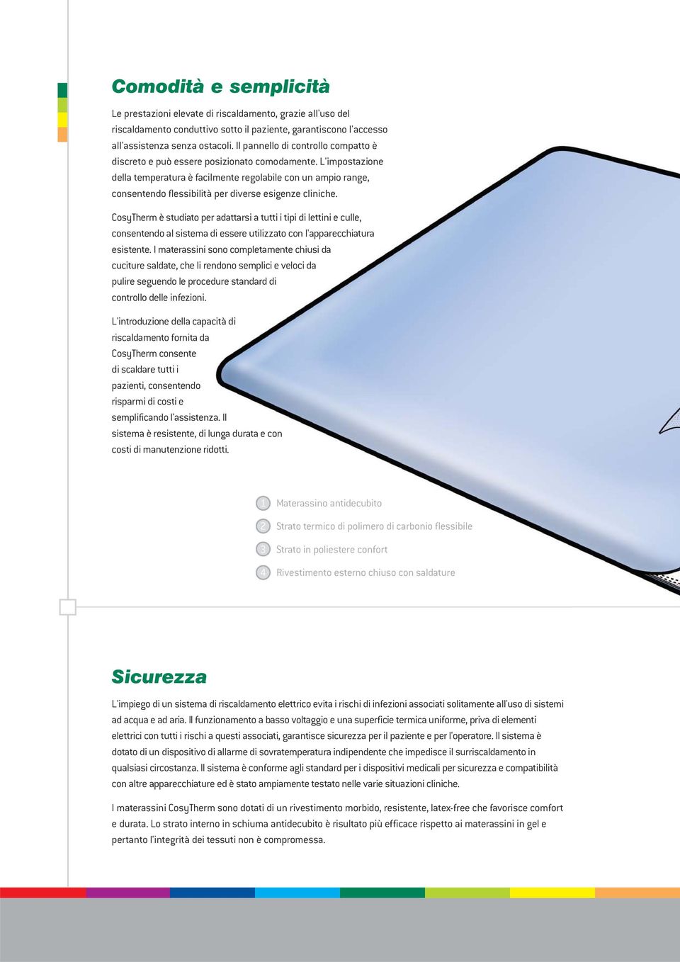 L'impostazione della temperatura è facilmente regolabile con un ampio range, consentendo flessibilità per diverse esigenze cliniche.