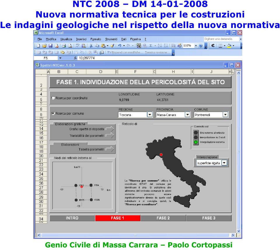 geologiche nel rispetto della nuova