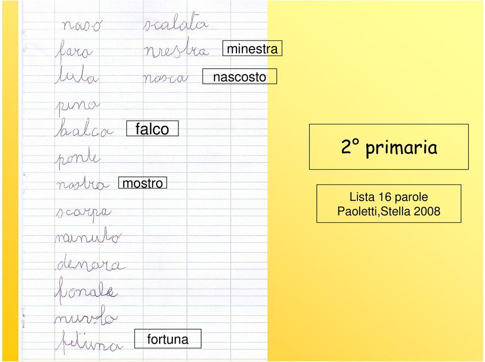 primaria Lista 16