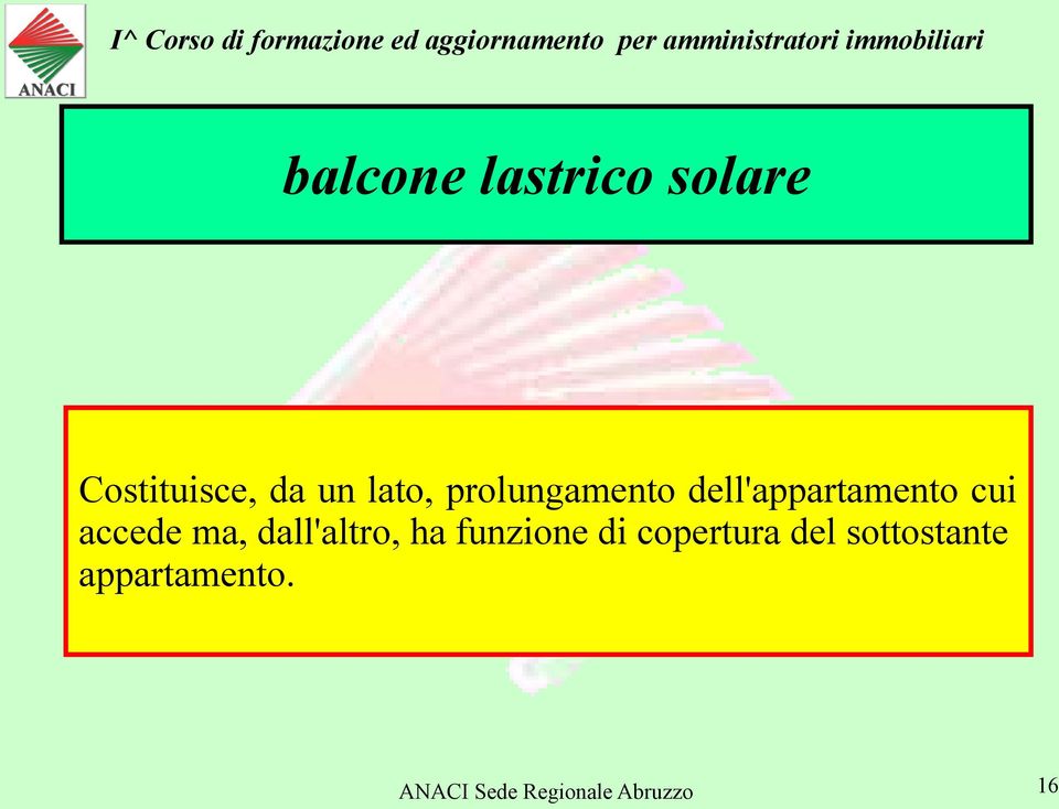 dall'altro, ha funzione di copertura del