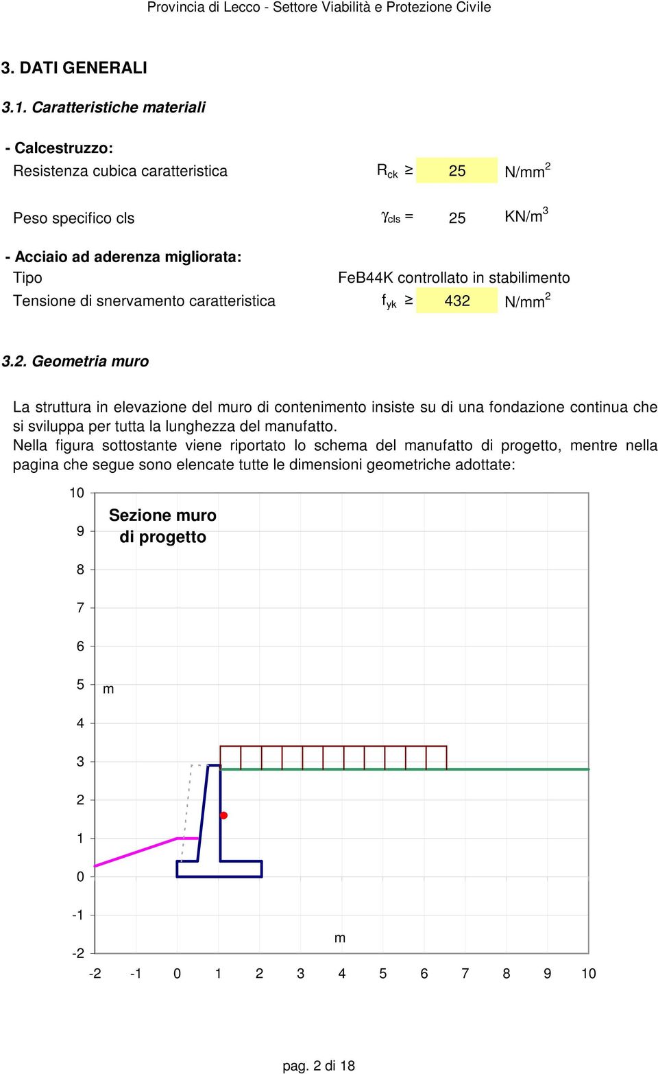 controllato in tabilimento Tenione di nervamento caratteritica f yk 43 N/mm 3.