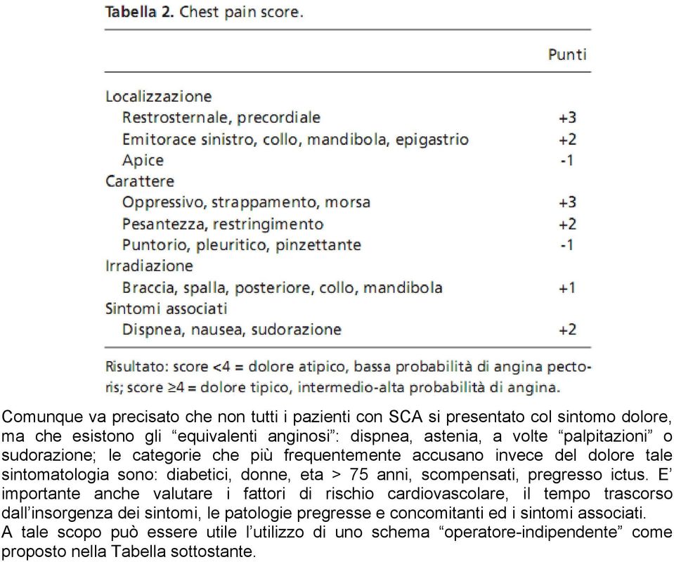 scompensati, pregresso ictus.