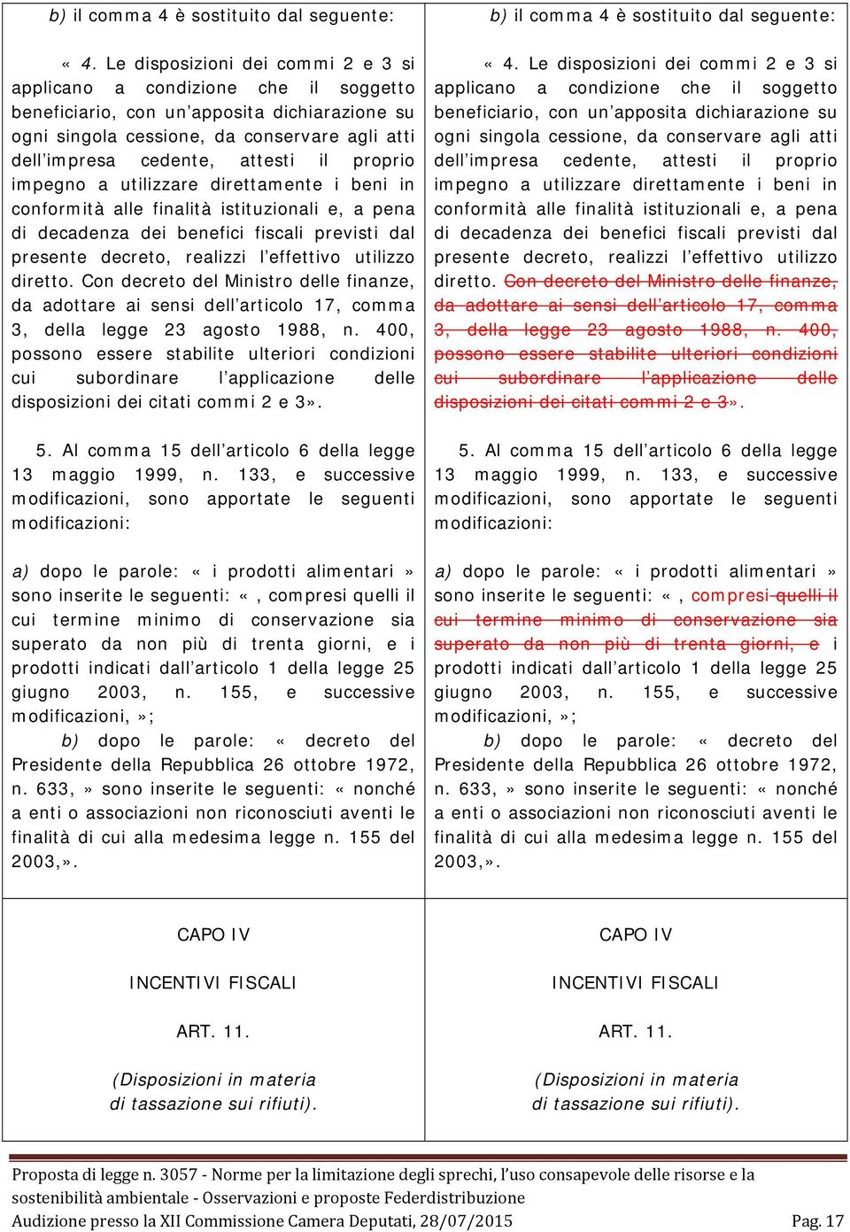 il proprio impegno a utilizzare direttamente i beni in conformità alle finalità istituzionali e, a pena di decadenza dei benefici fiscali previsti dal presente decreto, realizzi l effettivo utilizzo