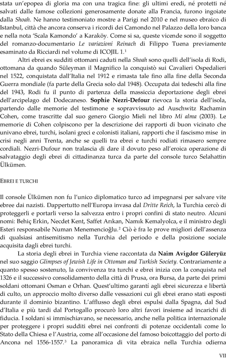 Come si sa, queste vicende sono il soggetto del romanzo documentario Le variazioni Reinach di Filippo Tuena previamente esaminato da Ricciardi nel volume di ICOJIL 1.