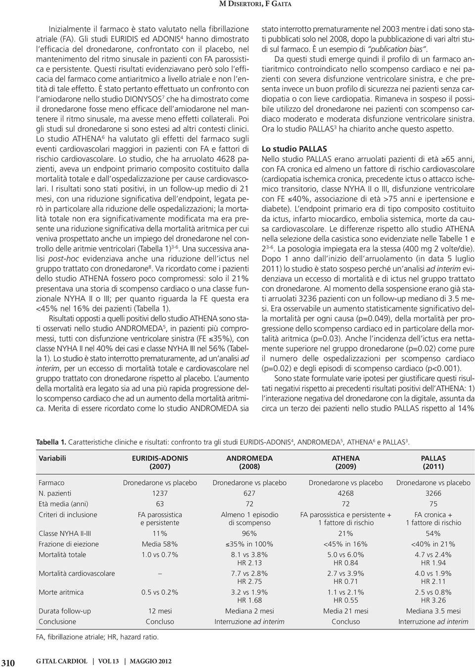 Questi risultati evidenziavano però solo l efficacia del farmaco come antiaritmico a livello atriale e non l entità di tale effetto.