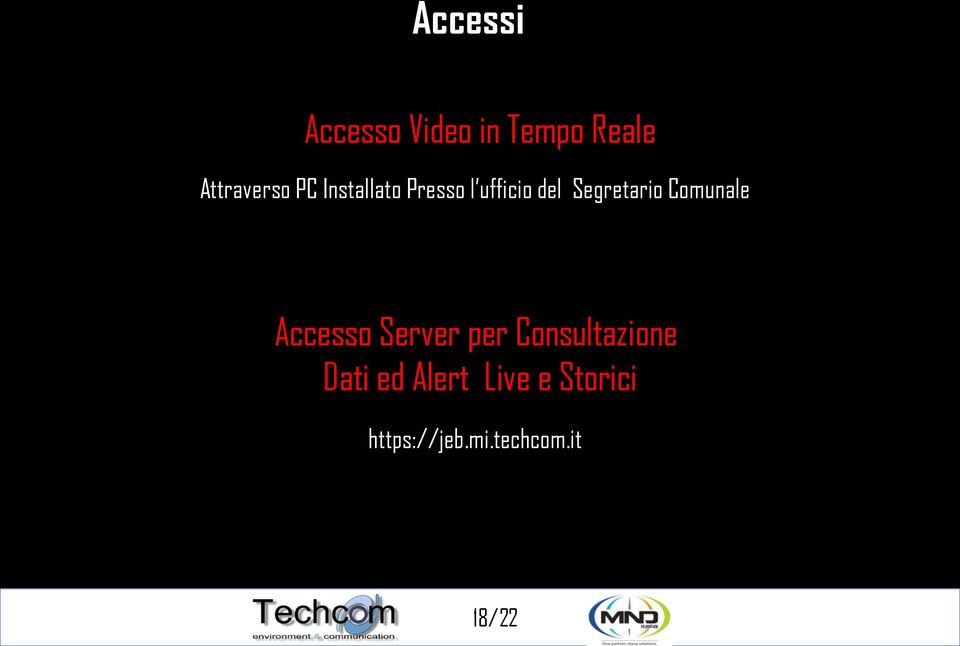 Accesso Server per Consultazione Dati ed Alert Live