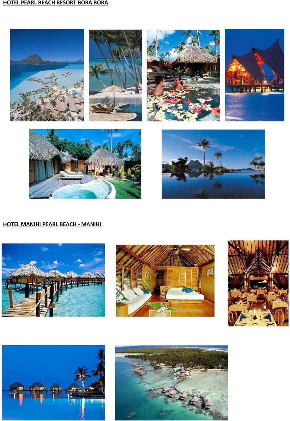 BORA BORA HOTEL