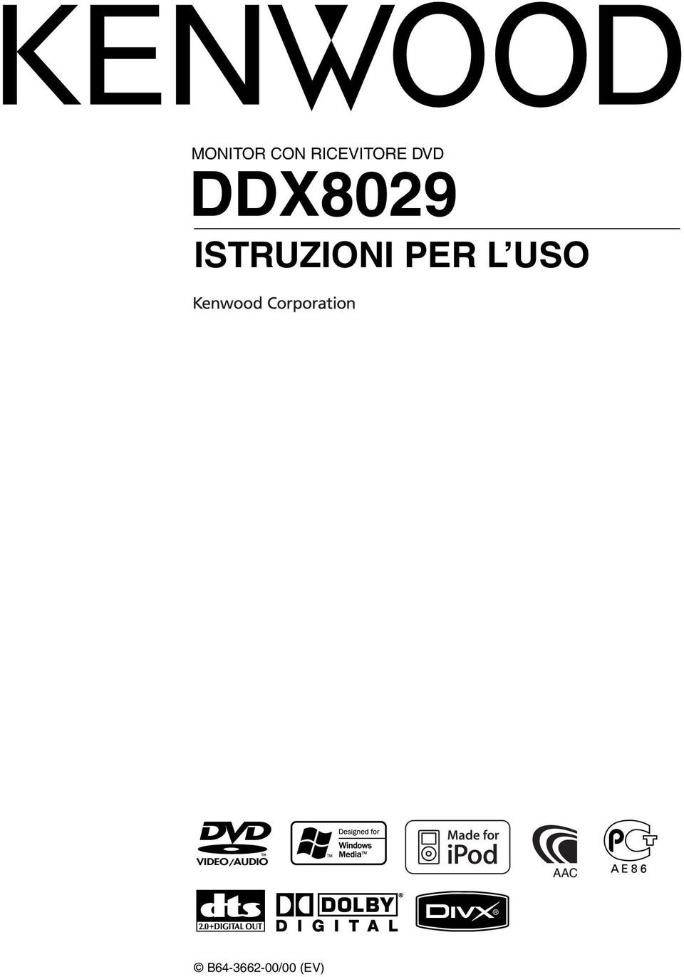 DDX809 ISTRUZIONI