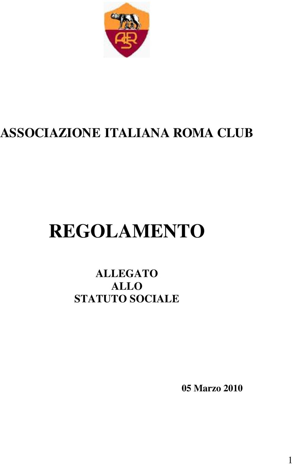 ALLEGATO ALLO STATUTO