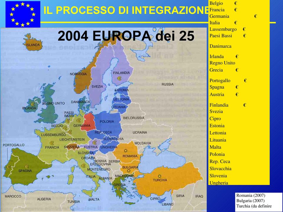 Portogallo Spagna Austria Finlandia Svezia Cipro Estonia Lettonia Lituania Malta