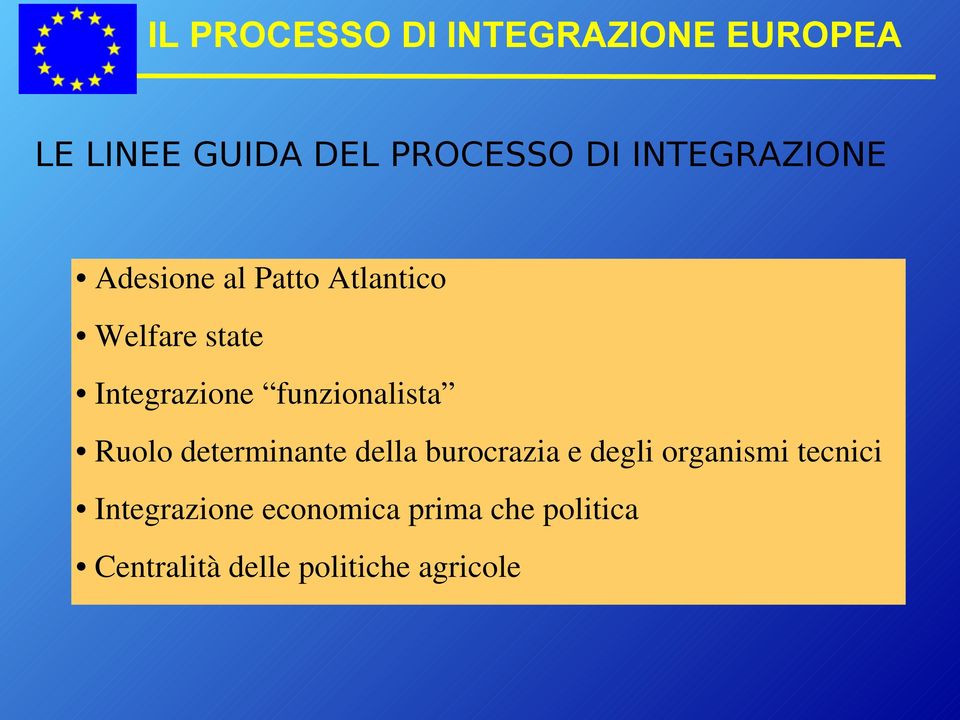 funzionalista Ruolo determinante della burocrazia e degli organismi