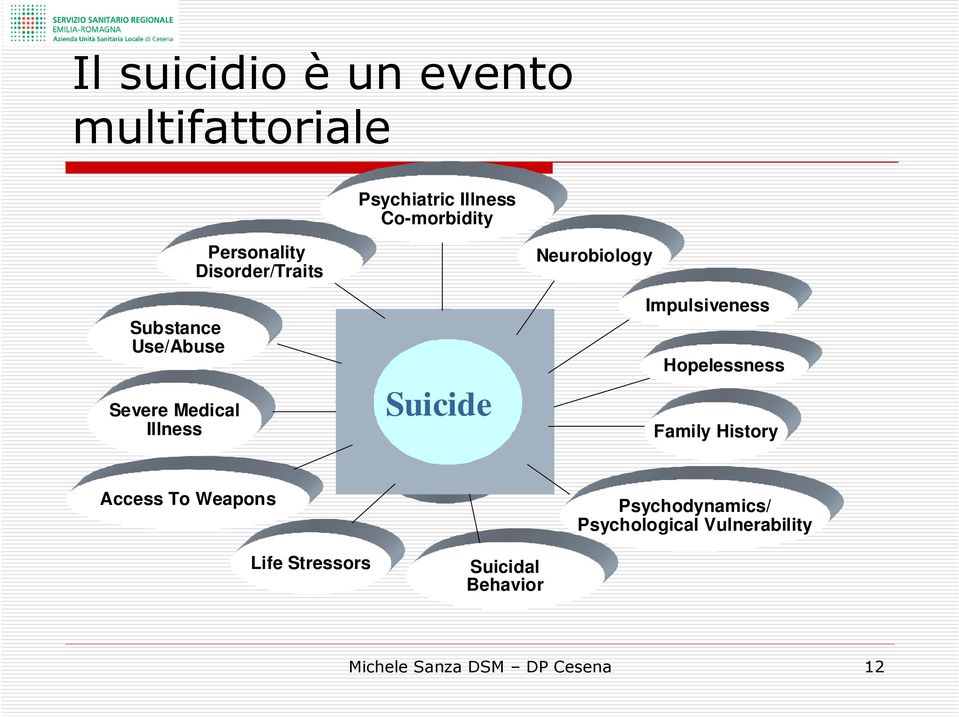 Impulsiveness Hopelessness Family History Access To Weapons Psychodynamics/