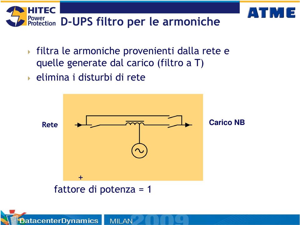 generate dal carico (filtro a T) elimina i