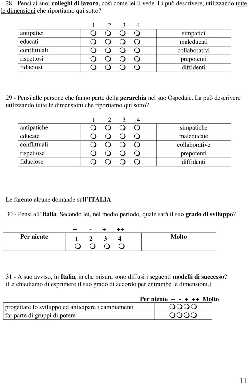 La può descrivere utilizzando tutte le dimensioni che riportiamo qui sotto?