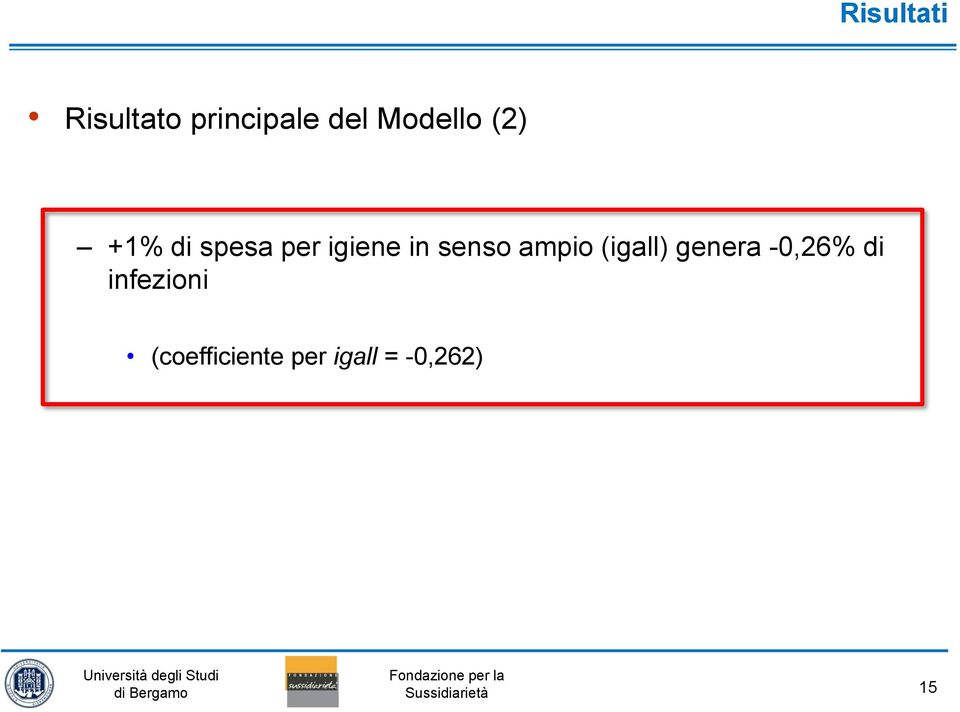 senso ampio (igall genera -0,26% di