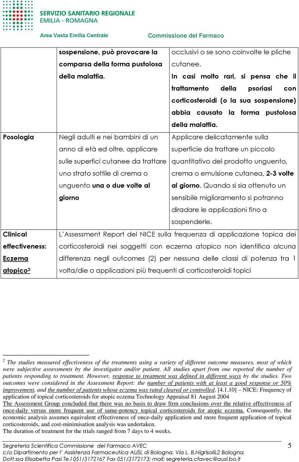 Negli adulti e nei bambini di un Applicare delicatamente sulla anno di età ed oltre, applicare superficie da trattare un piccolo sulle superfici cutanee da trattare quantitativo del prodotto