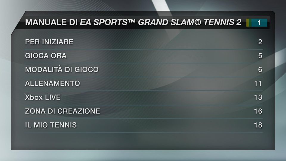 Modalità di gioco 6 Allenamento 11