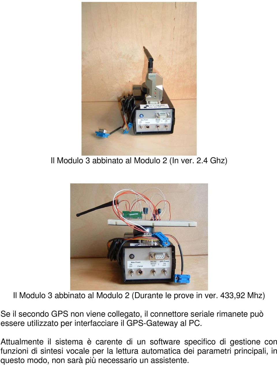 interfacciare il GPS-Gateway al PC.