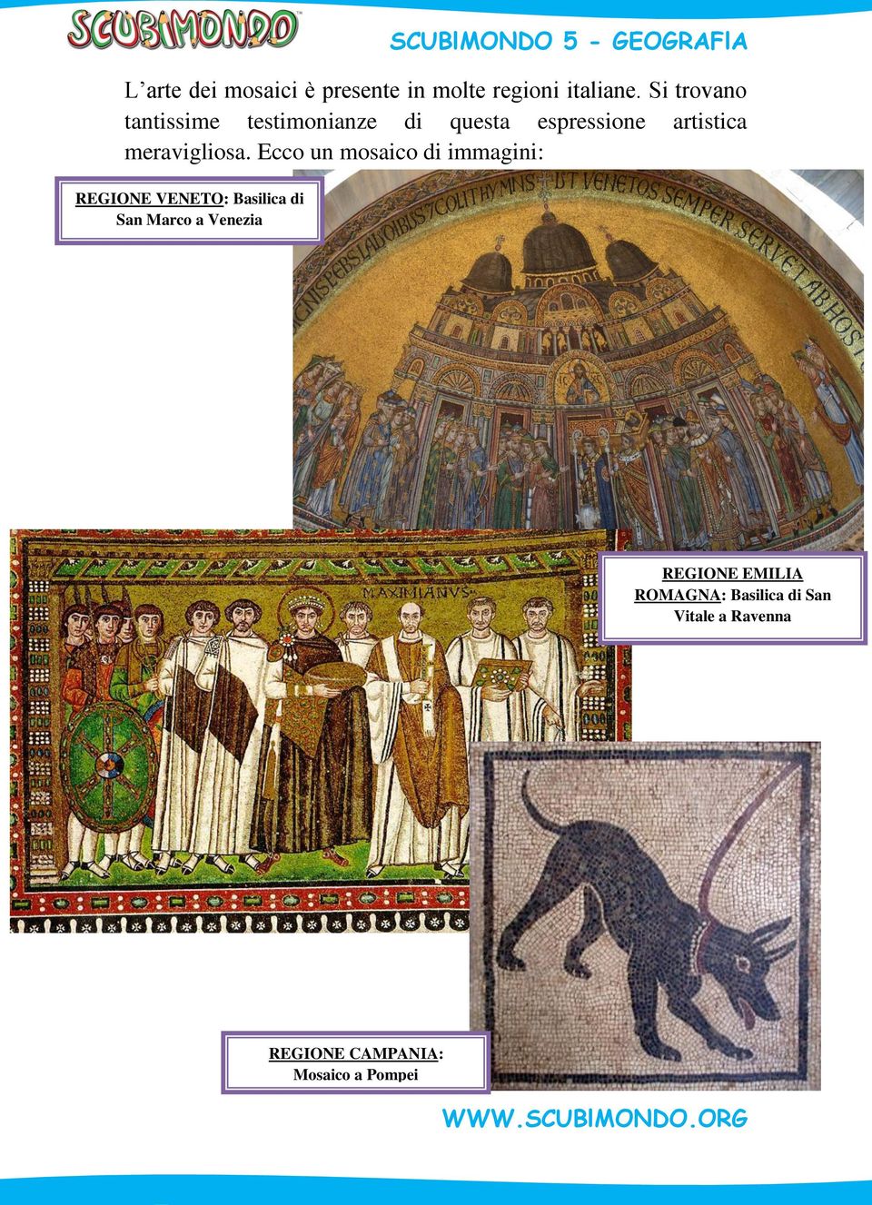 Ecco un mosaico di immagini: REGIONE ENETO: Basilica di San Marco a enezia