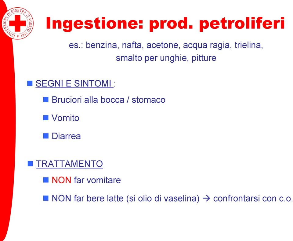 unghie, pitture SEGNI E SINTOMI : Bruciori alla bocca / stomaco