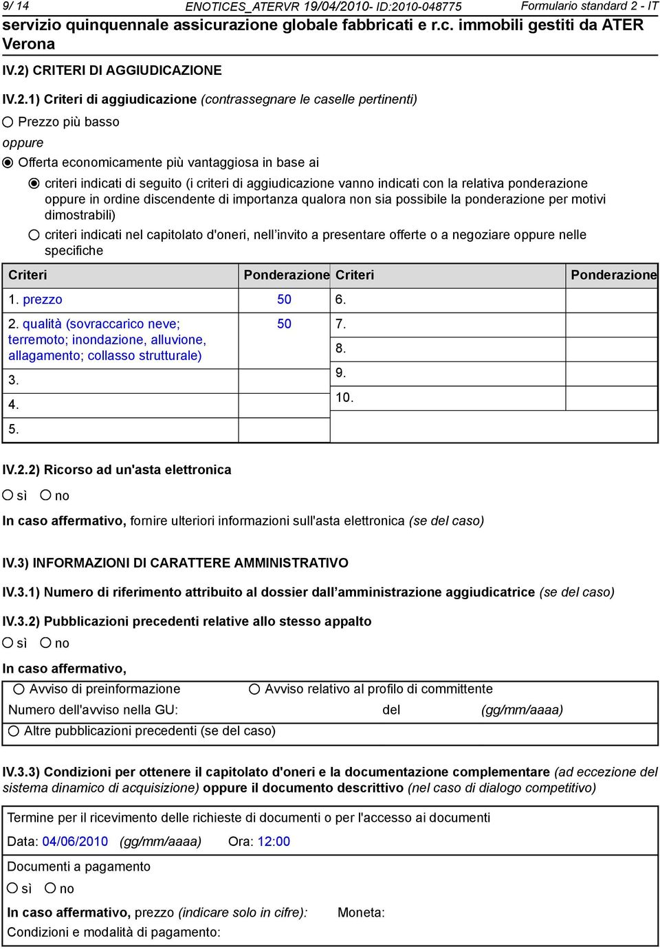 10-048775 Formulario standard 2 