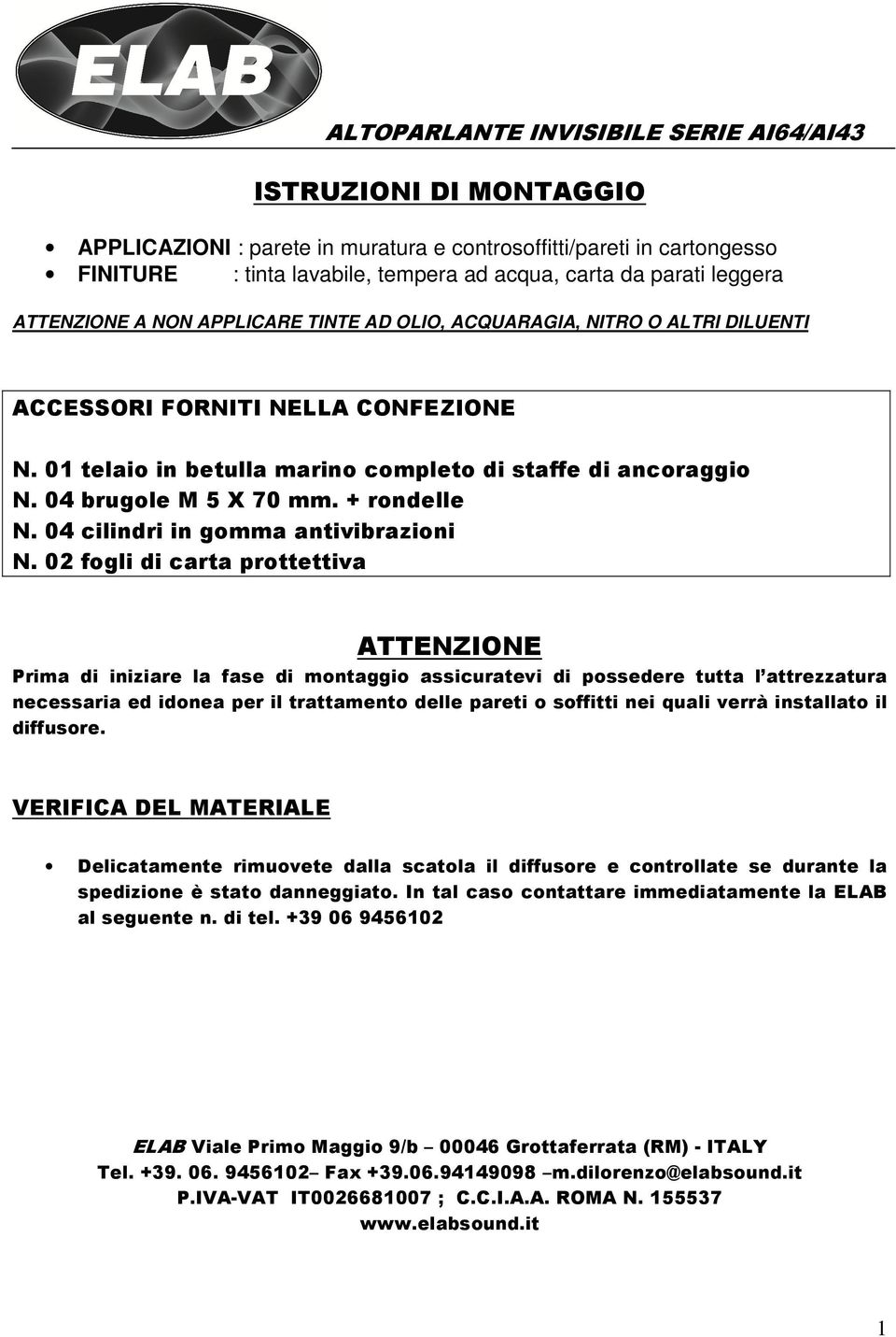 04 cilindri in gomma antivibrazioni N.