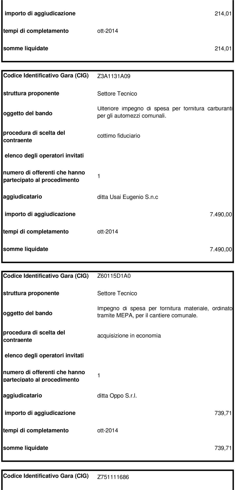 490,00 ott-204 somme liquidate 7.