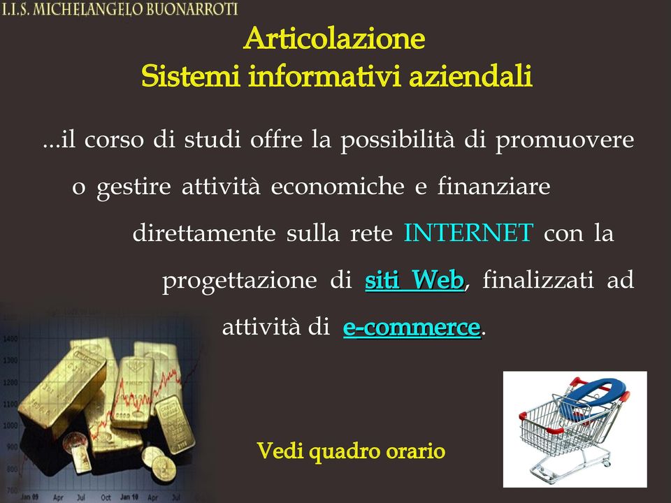 attività economiche e finanziare direttamente sulla rete INTERNET con