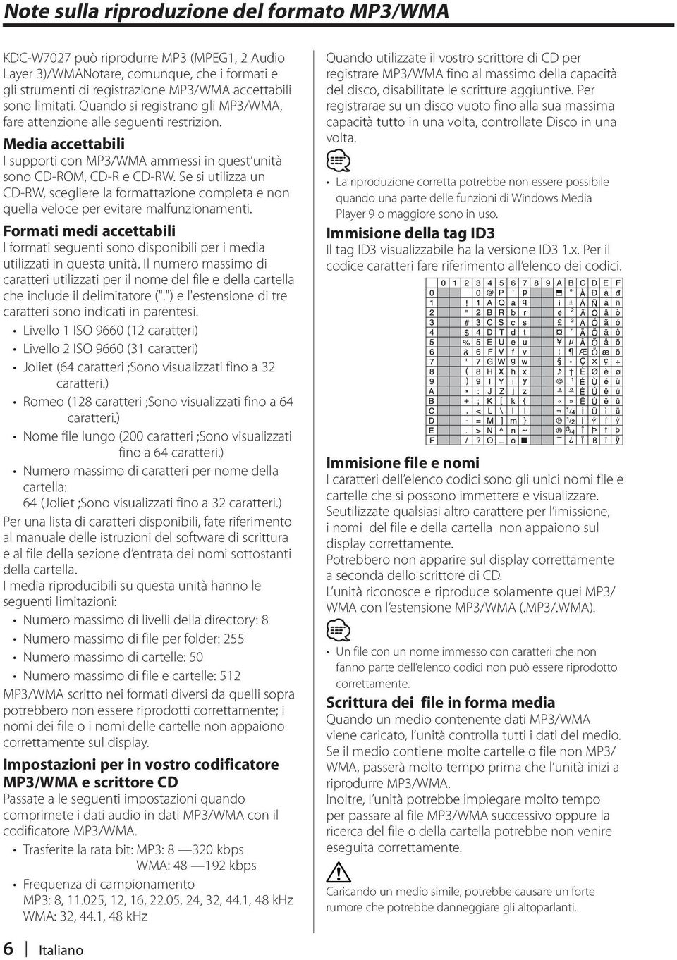 Se si utilizza un CD-RW, scegliere la formattazione completa e non quella veloce per evitare malfunzionamenti.