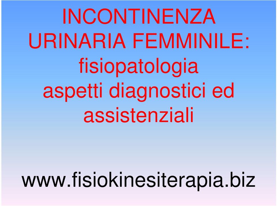 aspetti diagnostici ed