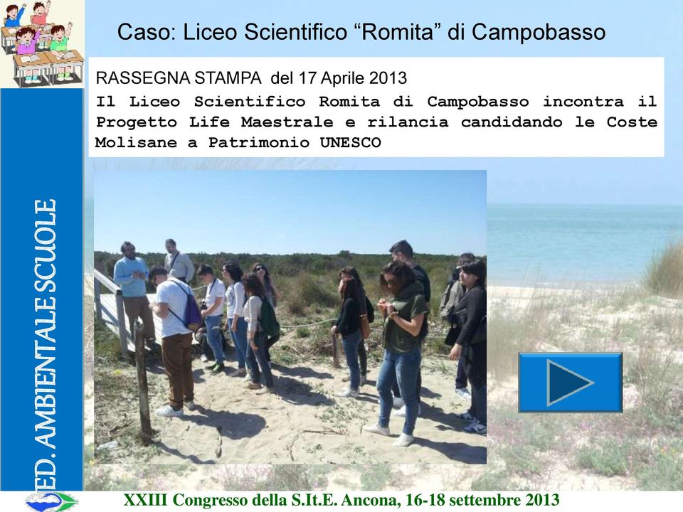 Scientifico Romita di Campobasso incontra il Progetto Life