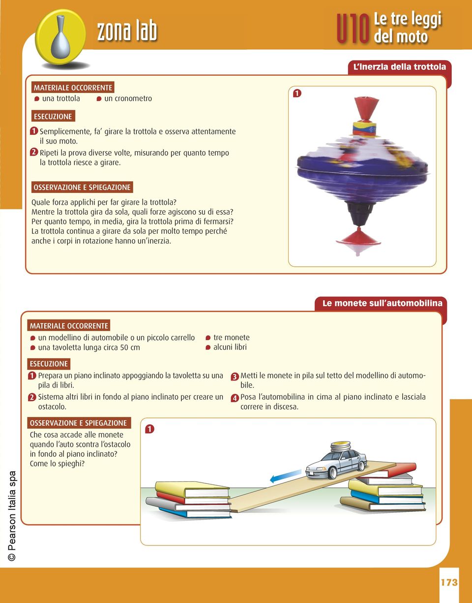 Mentre la trottola gira da sola, quali forze agiscono su di essa? Per quanto tempo, in media, gira la trottola prima di fermarsi?