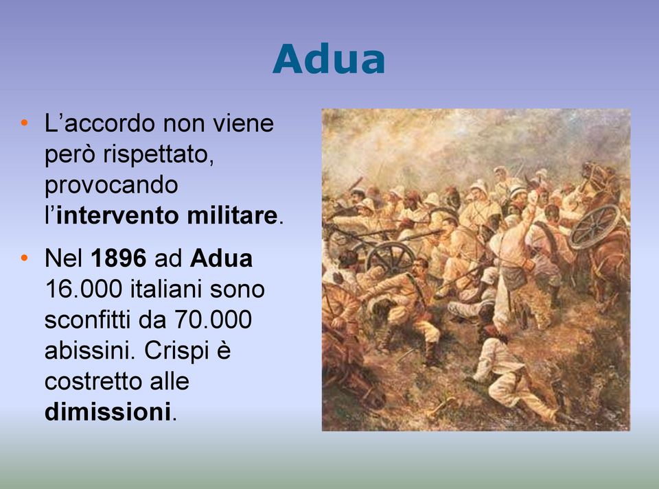 Nel 1896 ad Adua 16.