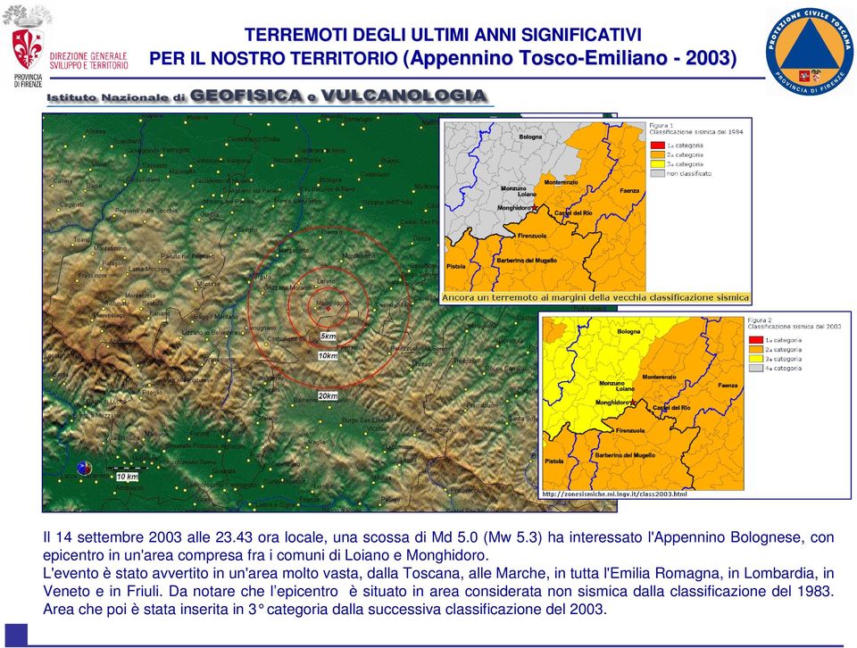 L'evento è stato avvertito in un'area molto vasta, dalla Toscana, alle Marche, in tutta l'emilia Romagna, in Lombardia, in Veneto e in Friuli.