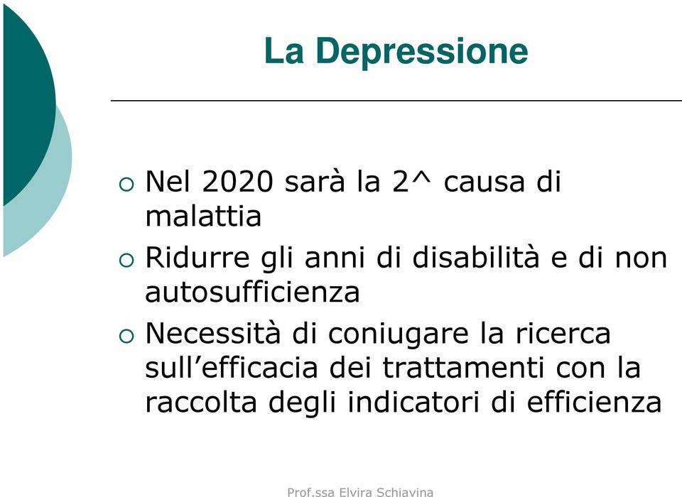 autosufficienza Necessità di coniugare la ricerca sull