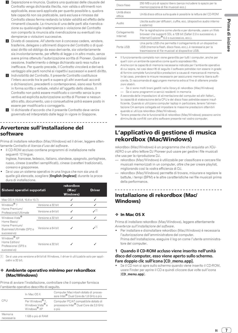 praticabile, sarà esclusa e rimossa dal Contratto stesso ferma restando la totale validità ed effetto delle rimanenti clausole.